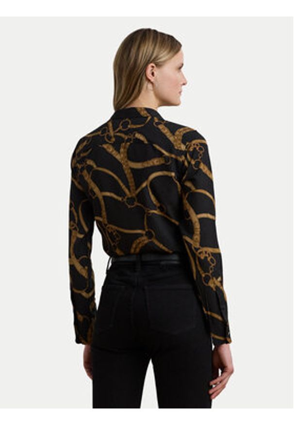 Lauren Ralph Lauren - LAUREN RALPH LAUREN Koszula 200970823001 Czarny Classic Fit. Kolor: czarny. Materiał: syntetyk