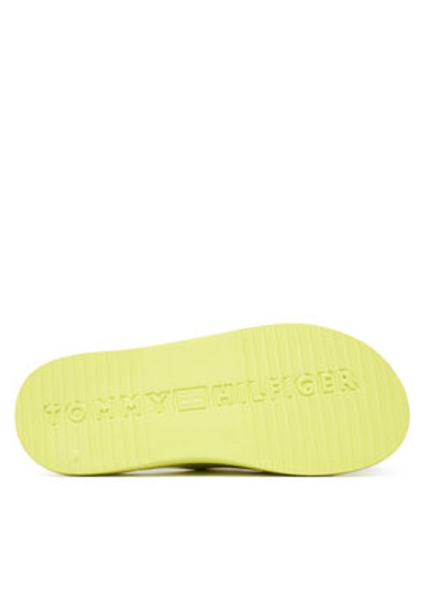 TOMMY HILFIGER - Tommy Hilfiger Klapki FM0FM05757 Żółty. Kolor: żółty. Materiał: syntetyk