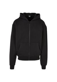 Ultra ciężka rozpinana bluza z kapturem Urban Classics Ultra Heavy. Typ kołnierza: kaptur. Kolor: czarny #1