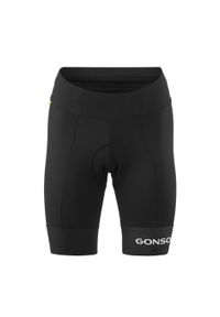 GONSO - Spodenki kolarskie damskie z wkładką Gonso Essential. Kolor: czarny. Sport: kolarstwo #1