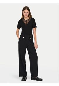 JDY T-Shirt Roxy 15341671 Czarny Slim Fit. Kolor: czarny. Materiał: wiskoza #3