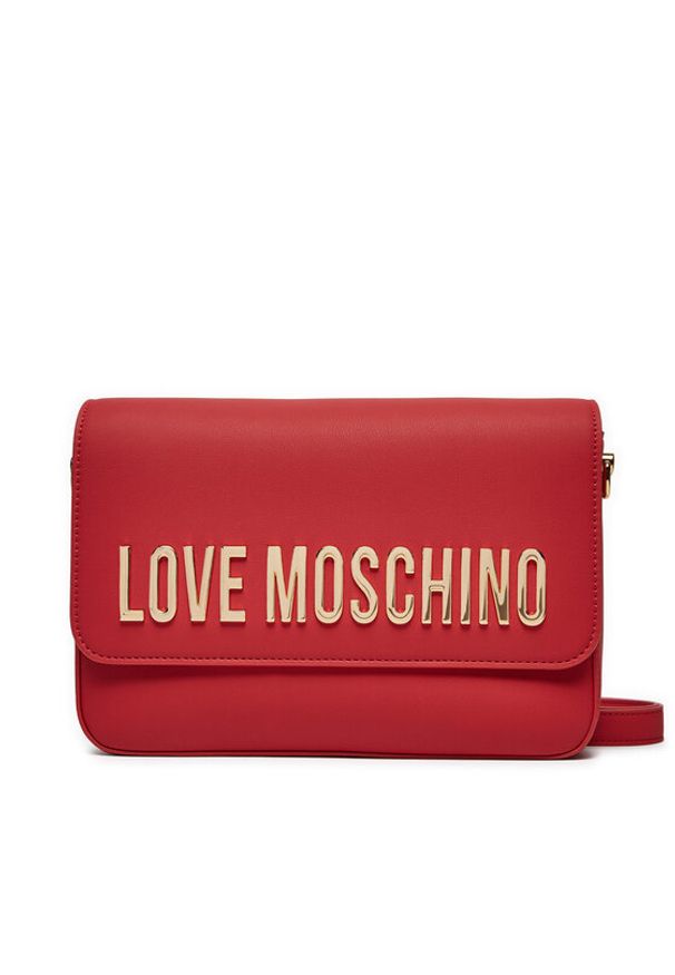 Love Moschino - LOVE MOSCHINO Torebka JC4023PP1LKD0500 Czerwony. Kolor: czerwony. Materiał: skórzane