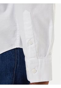 Calvin Klein Jeans Koszula Oxford Classic LV140EM125 Biały Regular Fit. Kolor: biały. Materiał: bawełna #5