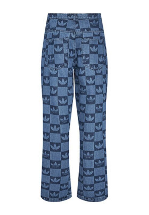 Adidas - adidas Jeansy JY2993 Niebieski Regular Fit. Kolor: niebieski