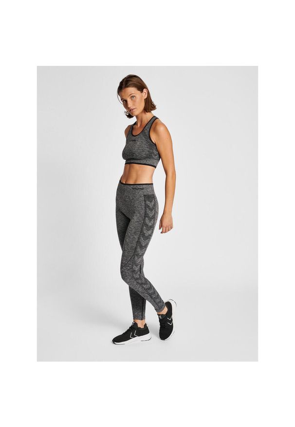 Legging damski bezszwowy midriff Hummel Mt Una Mid. Kolor: czarny. Sport: joga i pilates