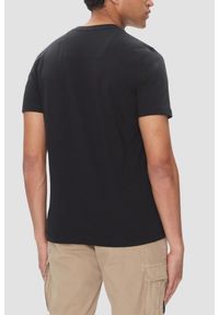 Aeronautica Militare - AERONAUTICA MILITARE Granatowy bawełniany męski t-shirt, Rozmiar XXL. Okazja: na co dzień. Kolor: niebieski. Materiał: bawełna. Styl: casual, klasyczny, elegancki #6