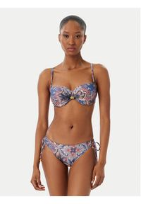 SELMARK - Selmark Dół od bikini BO907 Niebieski. Kolor: niebieski. Materiał: syntetyk #4