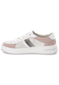 Różowe Sneakersy S.Barski Sportowe Obuwie Damskie. Okazja: na co dzień. Kolor: różowy. Materiał: materiał. Wzór: gładki #7
