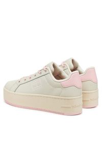 Tommy Jeans Sneakersy Tjw Flatform Ess EN0EN02518 Różowy. Kolor: różowy. Materiał: skóra #5