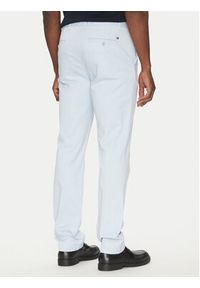 TOMMY HILFIGER - Tommy Hilfiger Chinosy Deton MW0MW37873 Błękitny Slim Fit. Kolor: niebieski. Materiał: bawełna #5