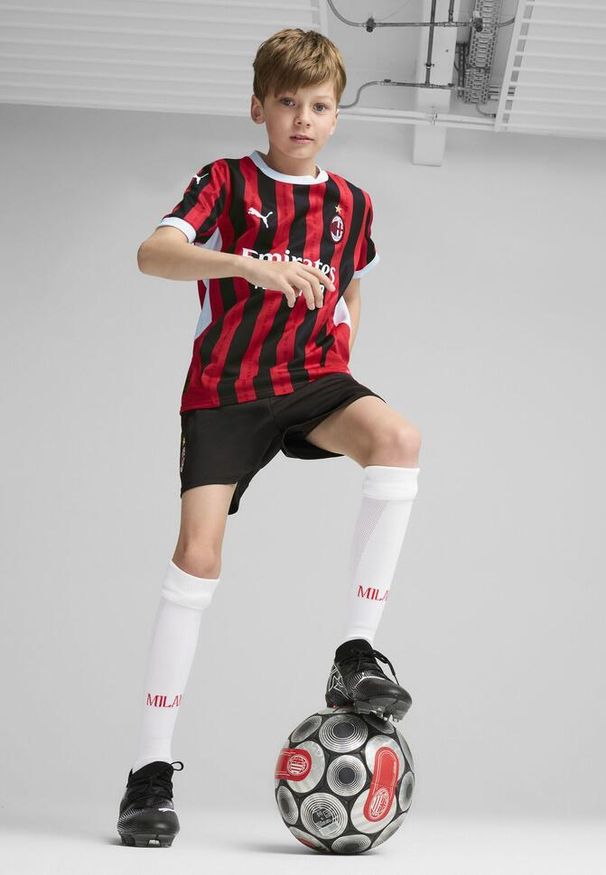 Puma - Młodzieżowe szorty AC Milan 24/25 PUMA Black. Kolor: czarny. Sport: piłka nożna