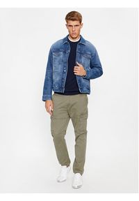 s.Oliver Kurtka jeansowa 2135893 Niebieski Regular Fit. Kolor: niebieski. Materiał: jeans, bawełna