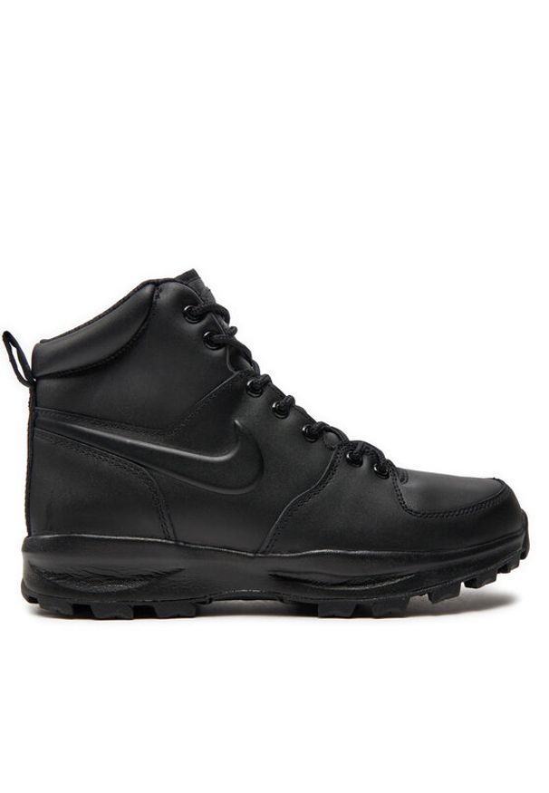 Nike Sneakersy Manoa Leather 454350 003 Czarny. Kolor: czarny. Materiał: skóra