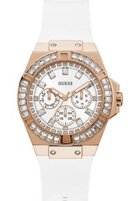 Zegarek Guess Zegarek damski Guess GW0118L4 CYRKONIE biały. Kolor: biały #1