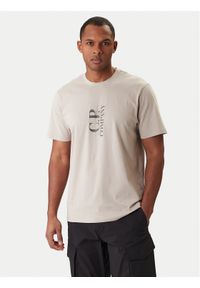 C.P. Company T-Shirt 20CMTS084A005100W Beżowy Regular Fit. Kolor: beżowy. Materiał: bawełna #1