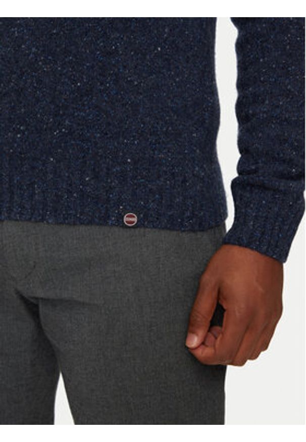 Colmar Golf 4403 6YQ Granatowy Regular Fit. Typ kołnierza: golf. Kolor: niebieski. Materiał: wełna