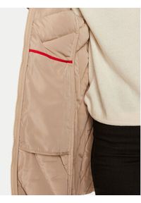 TOMMY HILFIGER - Tommy Hilfiger Kurtka puchowa Chevron WW0WW42622 Beżowy Regular Fit. Kolor: beżowy. Materiał: syntetyk. Sezon: zima #5