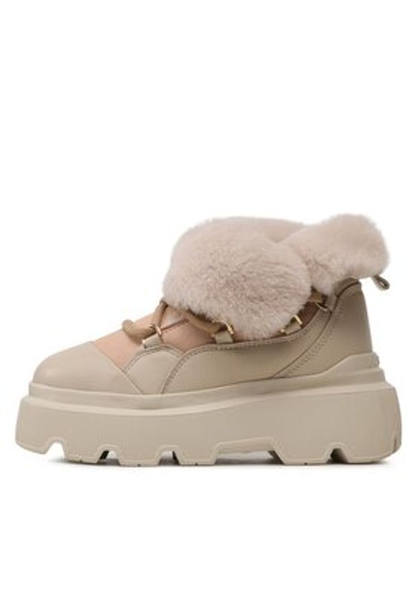 Inuikii Śniegowce Endurance 75202-112 Beżowy. Kolor: beżowy. Materiał: skóra