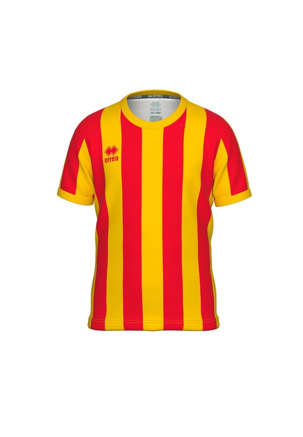 ERREA - Koszulka dla dzieci Errea Trip. Kolor: żółty, czerwony, wielokolorowy. Sport: piłka nożna