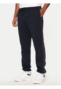 TOMMY HILFIGER - Tommy Hilfiger Spodnie dresowe MW0MW37477 Granatowy Regular Fit. Kolor: niebieski. Materiał: bawełna #1