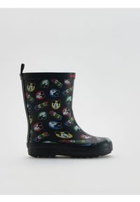 Reserved - Kalosze Mickey Mouse - czarny. Kolor: czarny. Materiał: materiał. Wzór: motyw z bajki. Styl: klasyczny #1