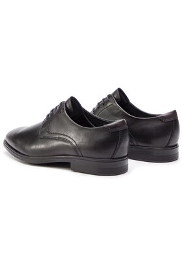 ecco - ECCO Półbuty Melbourne 62163450839 Czarny. Kolor: czarny. Materiał: skóra