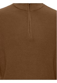 Blend Sweter 20714337 Brązowy Regular Fit. Kolor: brązowy. Materiał: bawełna #7