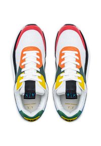 Sneakersy męskie kolorowe Armani Exchange XUX121 XV540 K670. Wzór: kolorowy
