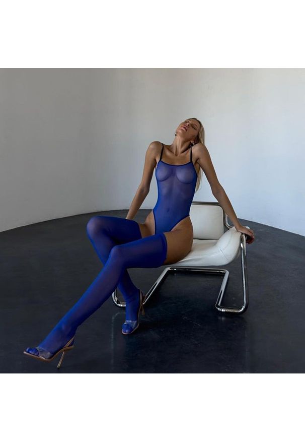 Intica - Body transparentne na wyjątkowe okazje Shemika. Kolor: różowy. Materiał: materiał, tkanina