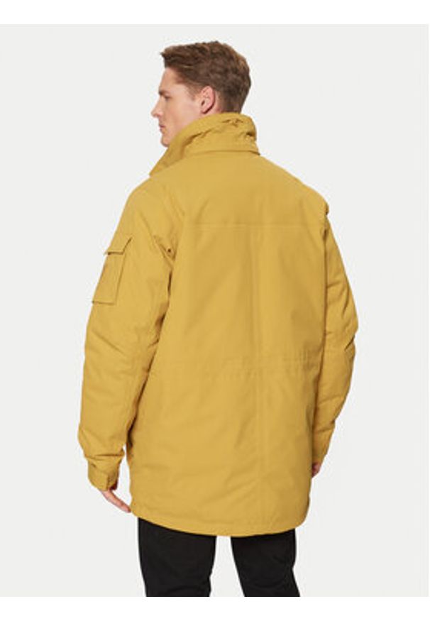 Jack Wolfskin Parka Glacier Canyon 1107674 Żółty Regular Fit. Kolor: żółty. Materiał: syntetyk