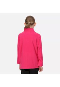 Regatta - Kurtka Polarowa Dziecięca Pełen Suwak King II. Kolor: różowy. Materiał: polar. Sezon: zima #1
