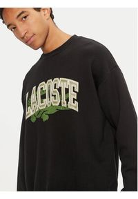 Lacoste Bluza SH2850 Czarny Loose Fit. Kolor: czarny. Materiał: bawełna #4