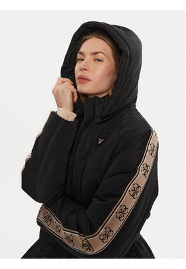 Guess Kurtka przejściowa V4BL07 WGMX2 Czarny Regular Fit. Kolor: czarny. Materiał: syntetyk