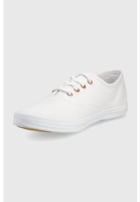 Kappa tenisówki damskie kolor biały. Nosek buta: okrągły. Zapięcie: sznurówki. Kolor: biały. Materiał: guma #2