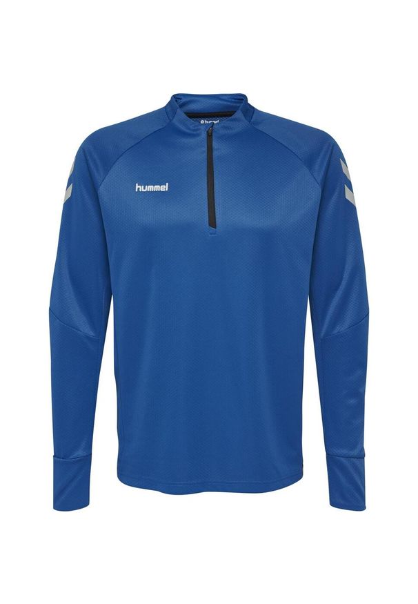 Hummel - Bluza Sportowa HUMMEL TECH MOVE HALF ZIP SWEATSHIRT. Kolor: niebieski, biały, wielokolorowy. Sport: piłka nożna