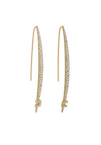 Elisabetta Franchi Kolczyki OR-31A-56E2-V300 Złoty. Materiał: metalowe. Kolor: złoty