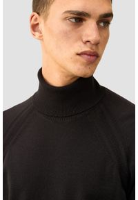 C.P. Company - C.P. COMPANY Czarny męski golf Turtle Neck, Rozmiar XL. Okazja: na co dzień. Typ kołnierza: golf. Kolor: czarny. Materiał: poliester, wełna. Styl: elegancki, casual #5