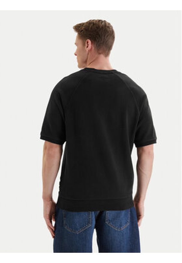 Guess Jeans Bluza M6GQB2 KCPR1 Czarny Oversize. Kolor: czarny. Materiał: bawełna