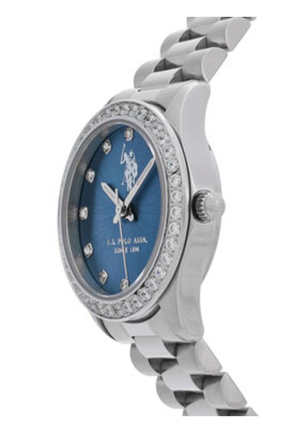 U.S. Polo Assn. Zegarek Felicity USP8406LB Srebrny. Kolor: srebrny