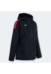 Kurtka sportowa damska Joma Trivor wiatrówka. Kolor: czerwony, wielokolorowy, czarny. Styl: sportowy