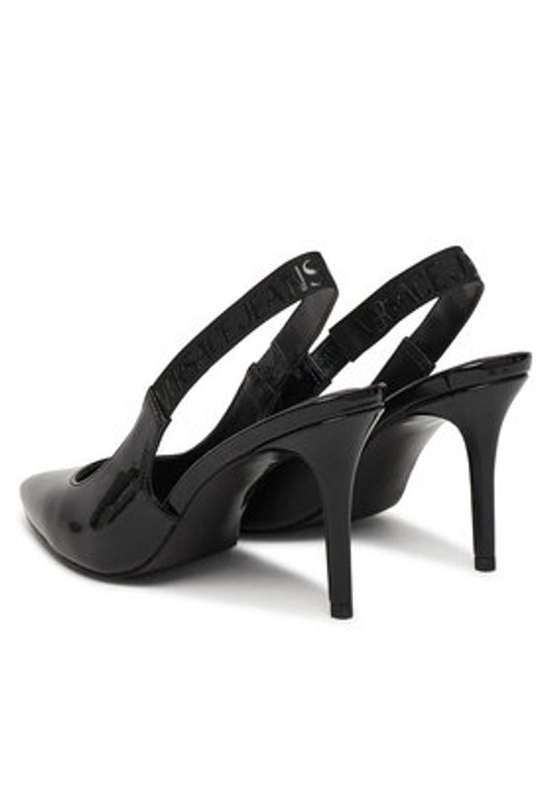 Versace Jeans Couture Szpilki 80VA3S52 ZS859 899 Czarny. Kolor: czarny. Materiał: skóra. Obcas: na szpilce