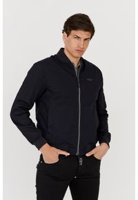 Aeronautica Militare - AERONAUTICA MILITARE Męska czarna bomberka, Rozmiar 54. Kolor: czarny #6