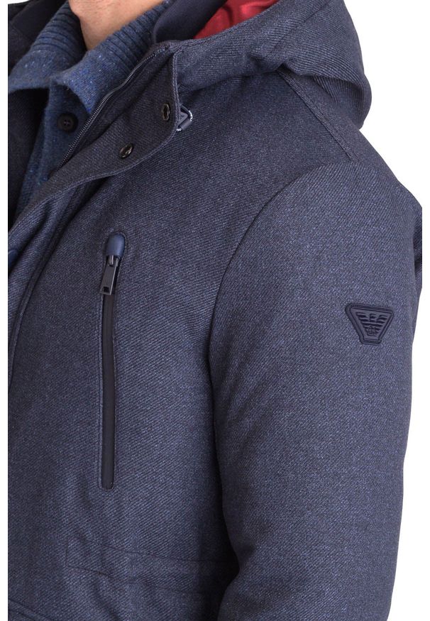 Emporio Armani - Płaszcz EMPORIO ARMANI. Materiał: wełna