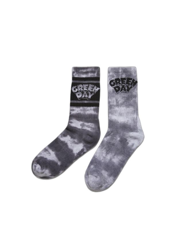 Pary skarpet Urban Classics Green Day Tie Die (x2). Kolor: czarny, biały, wielokolorowy