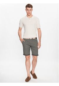 Lindbergh Szorty materiałowe 30-505048 Zielony Slim Fit. Kolor: zielony. Materiał: bawełna #3