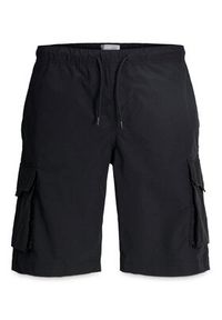 Jack & Jones Szorty materiałowe Cole Ivan 12288611 Czarny Regular Fit. Kolor: czarny. Materiał: syntetyk #7