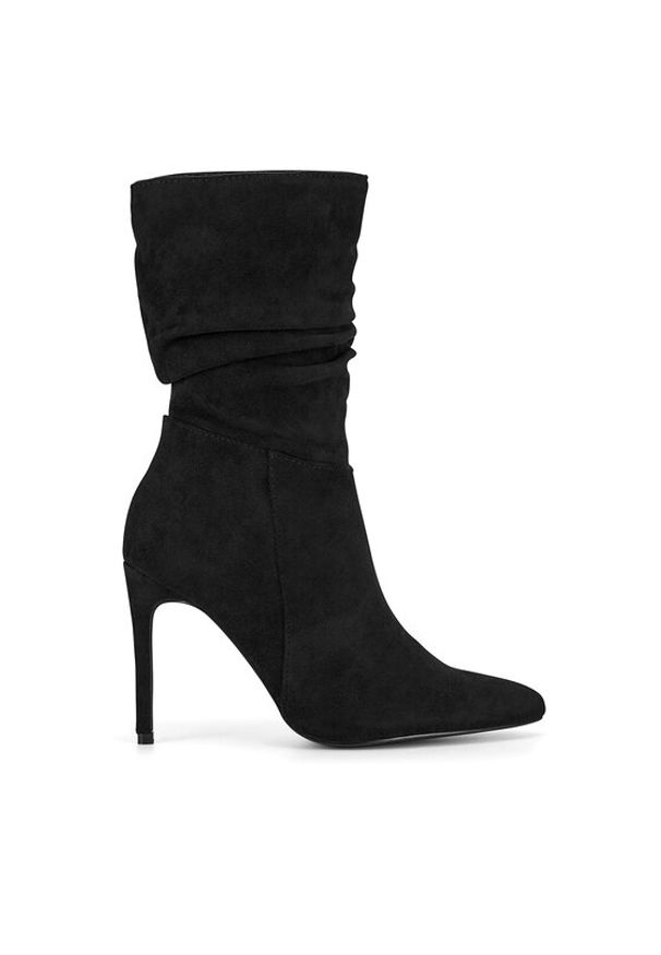 DeeZee Botki WYL3588-5 Czarny. Kolor: czarny. Materiał: materiał
