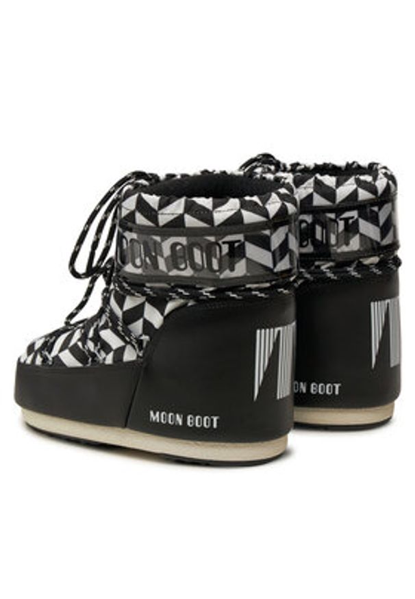 Moon Boot Śniegowce 80D1409550 Kolorowy. Materiał: skóra. Wzór: kolorowy