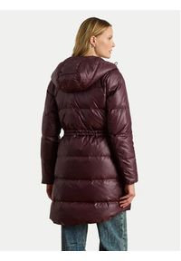Lauren Ralph Lauren - LAUREN RALPH LAUREN Kurtka puchowa 297P04101002 Bordowy Regular Fit. Kolor: czerwony. Materiał: syntetyk #6