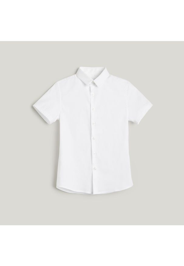 Reserved - Klasyczna koszula - Biały. Kolor: biały. Styl: klasyczny